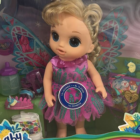 Baby Alive Once Upon a Baby Doll NWT Fairy Ani - Picture 2 of 6